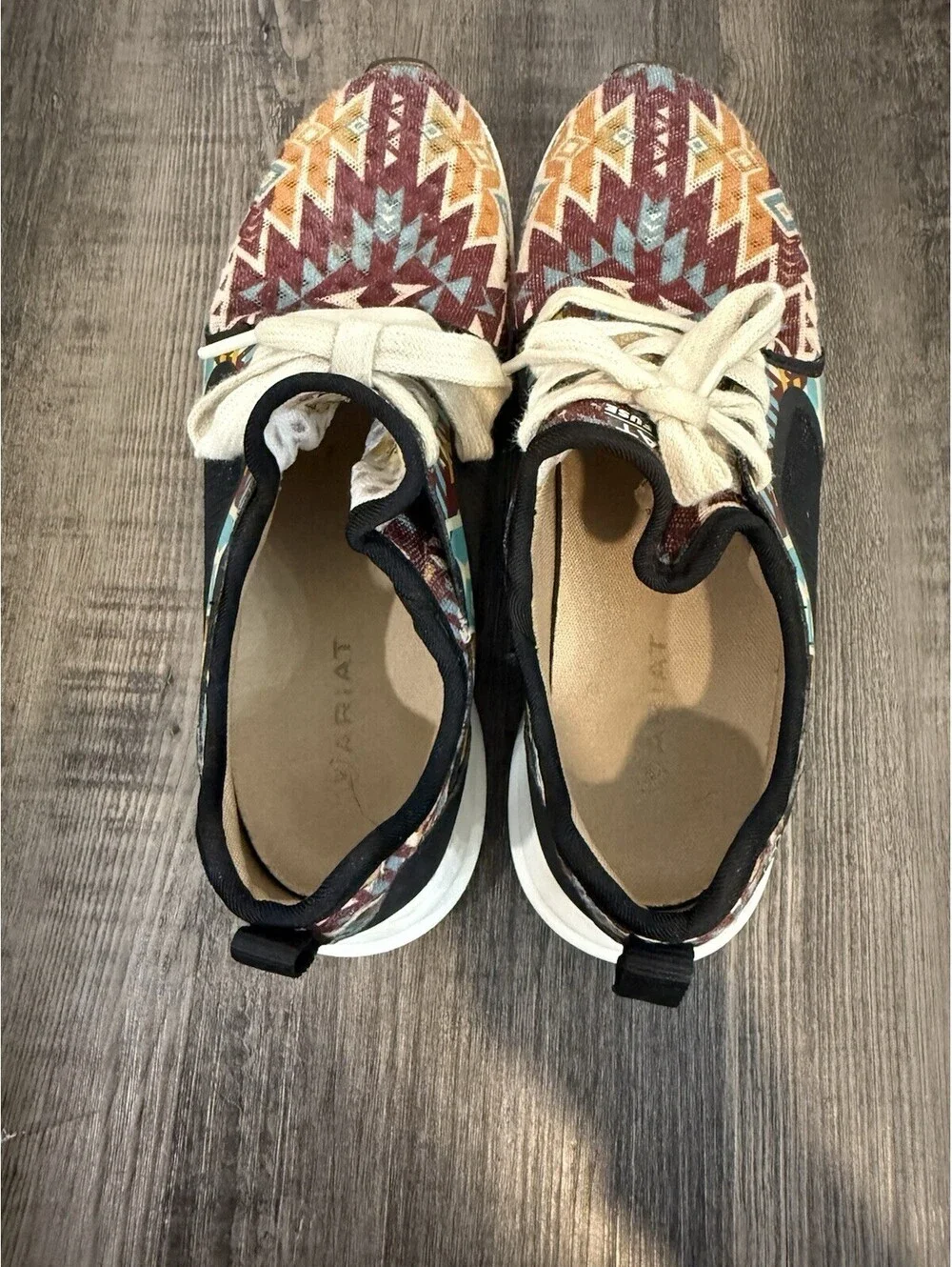 Ariat Fuse AZTEC Womens Shoes US 7B EU Colorful Lightweight Sneakers